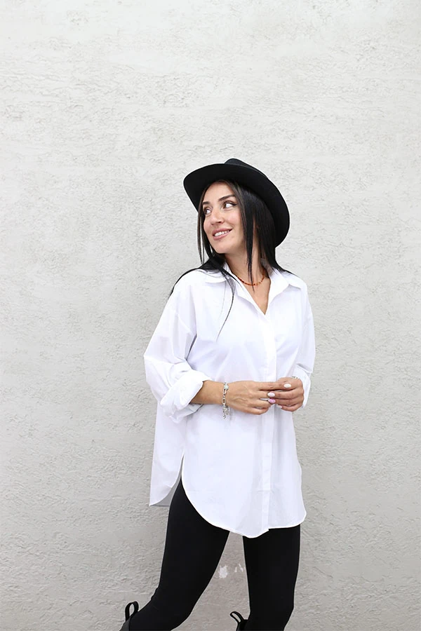 OVERSIZE POPLİN GÖMLEK