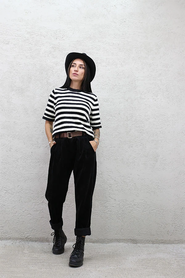 İTALYAN KADİFE KEMERLİ PANTOLON