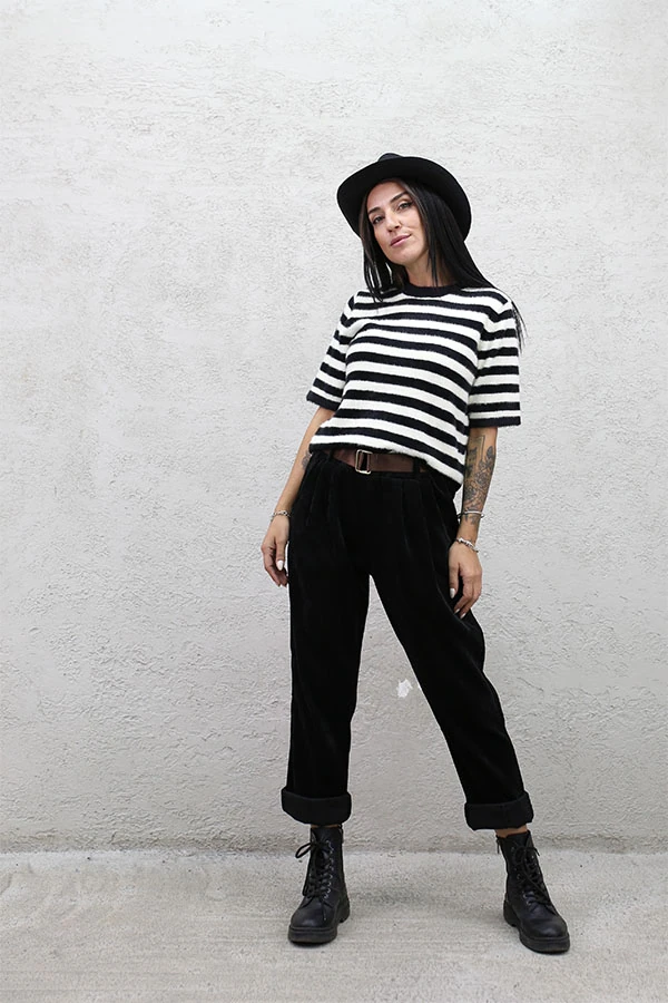 İTALYAN KADİFE KEMERLİ PANTOLON