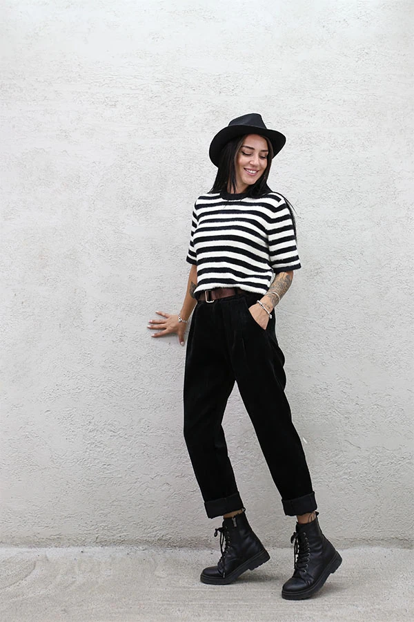 İTALYAN KADİFE KEMERLİ PANTOLON