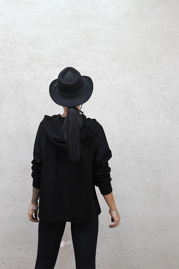 ETEK UCU TAŞ ŞERİTLİ SWEAT