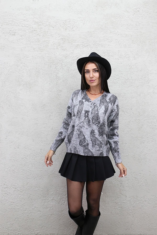 İTHAL,LEOPARLI TRİKO