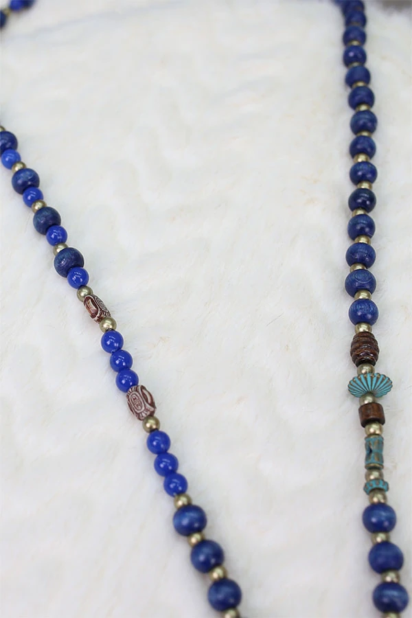 İYİLİK KOLYE SAKSMAVİ