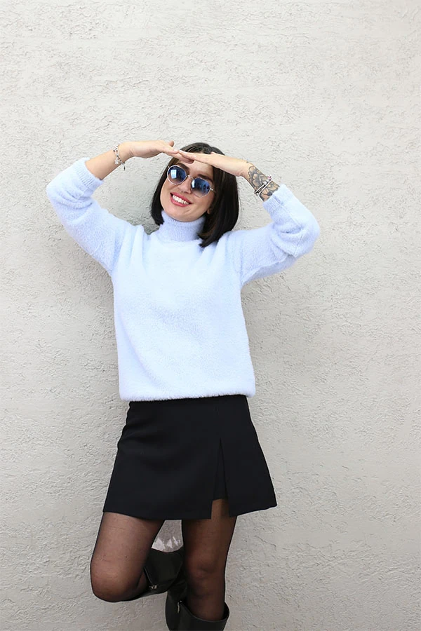 TAM BALIKÇI YUMOŞ KAZAK