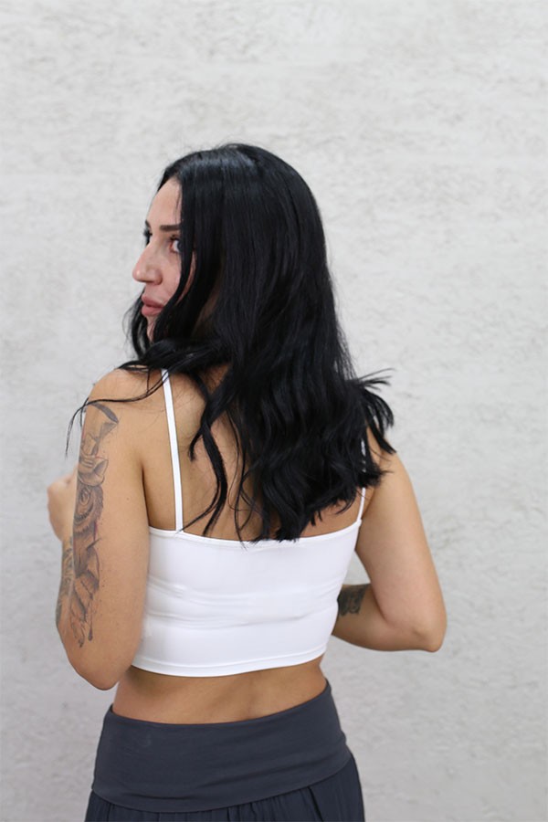 BİYELİ CROP ATLET EKRU