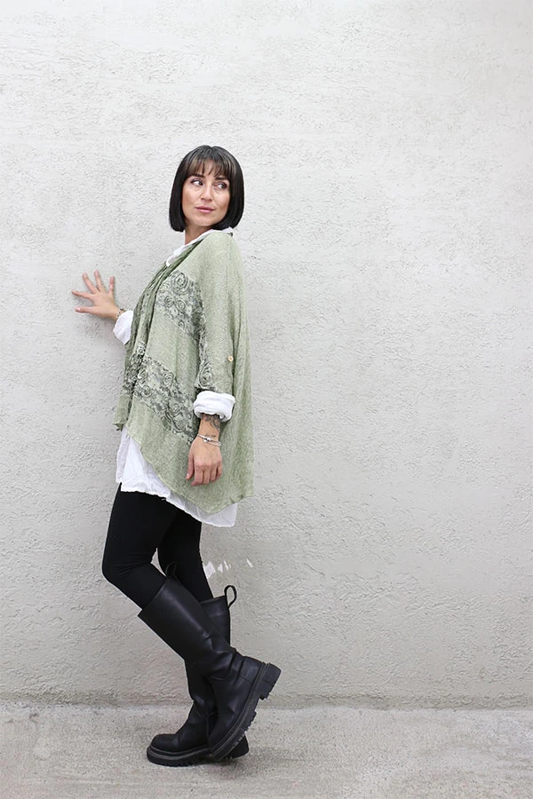 DANTELLİ TRİKOLU FLARLI 3 LÜ TAKIM