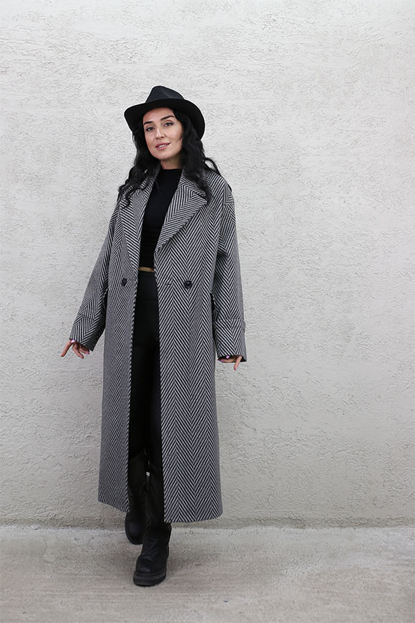 BALIK SIRTI OVERSIZE KABAN