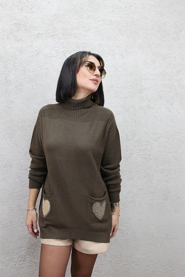 BALIKÇI ÇİFT CEPLİ TRİKO TUNİK