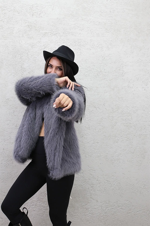 KÜRK CEKET - ANTRASİT