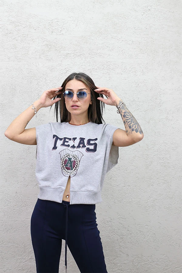 TEKSAS KOLSUZ SWEAT 