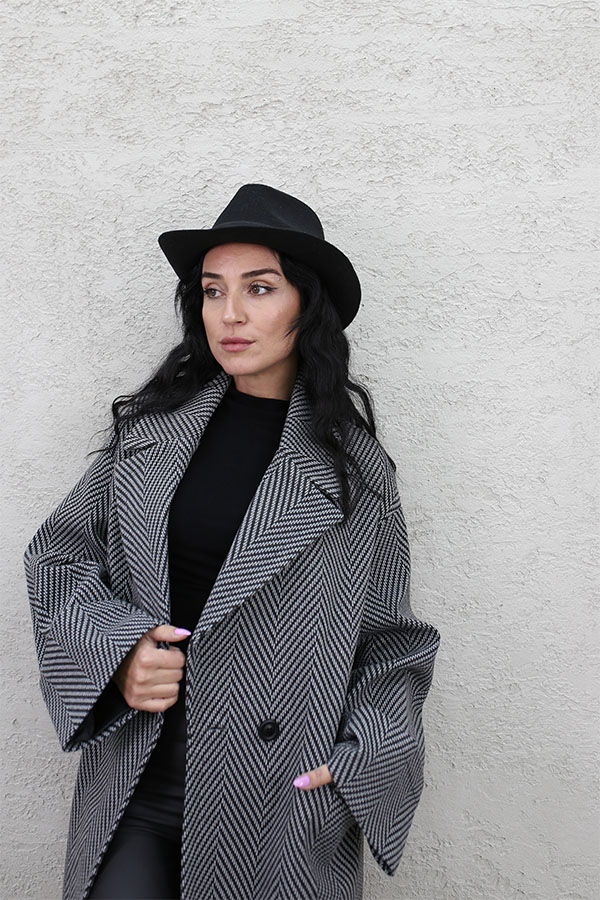 BALIK SIRTI OVERSIZE KABAN