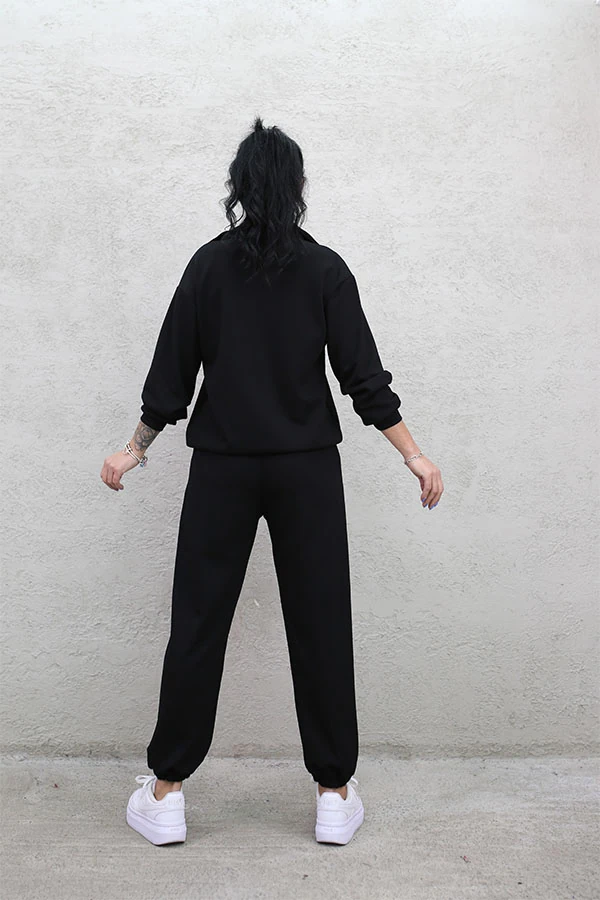 YARIM FERMUARLI TAKIM SİYAH