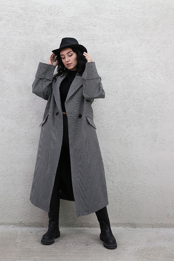 BALIK SIRTI OVERSIZE KABAN