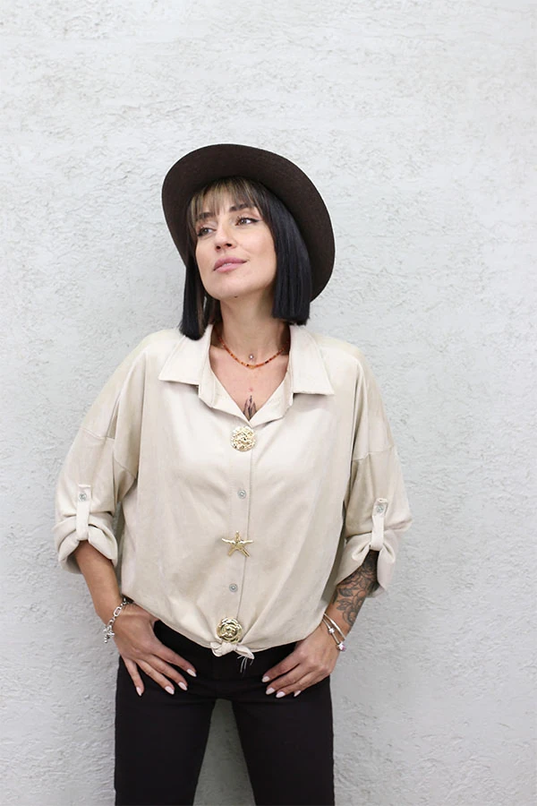 İTHAL NUBUK GÖMLEK