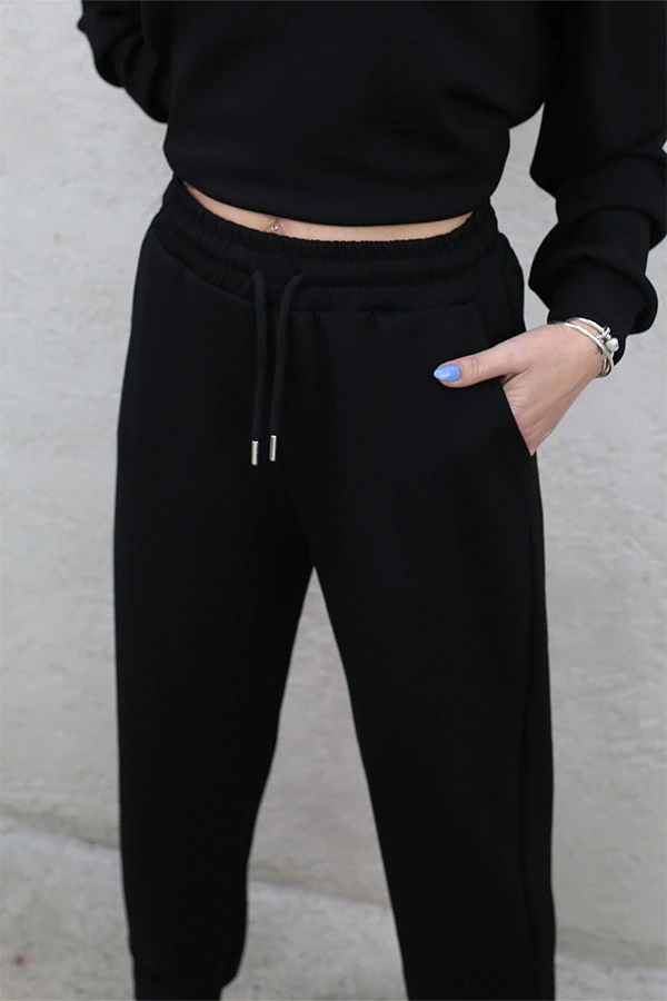 YARIM FERMUARLI TAKIM SİYAH