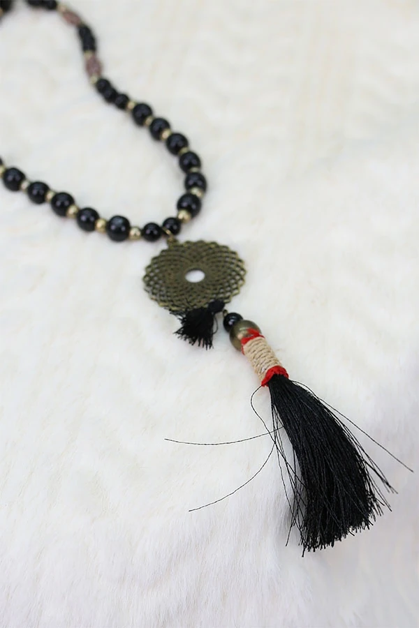 İYİLİK KOLYE SİYAH