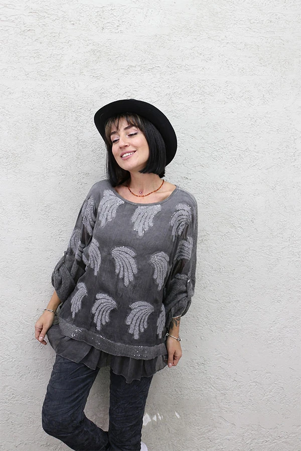 İPEK TRİKO MİX BLUZ