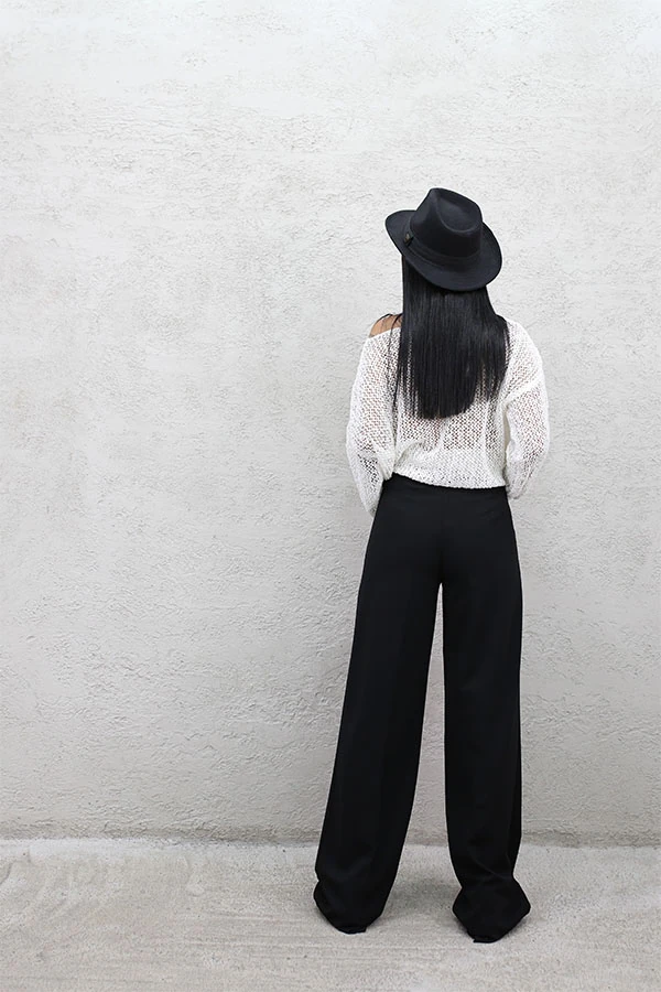 PİLELİ BEL KEMERLİ PALAZZO 