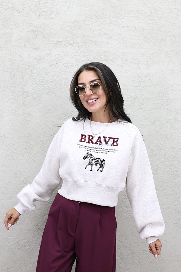 BRAVE SIRT FERMUARLI SWEAT