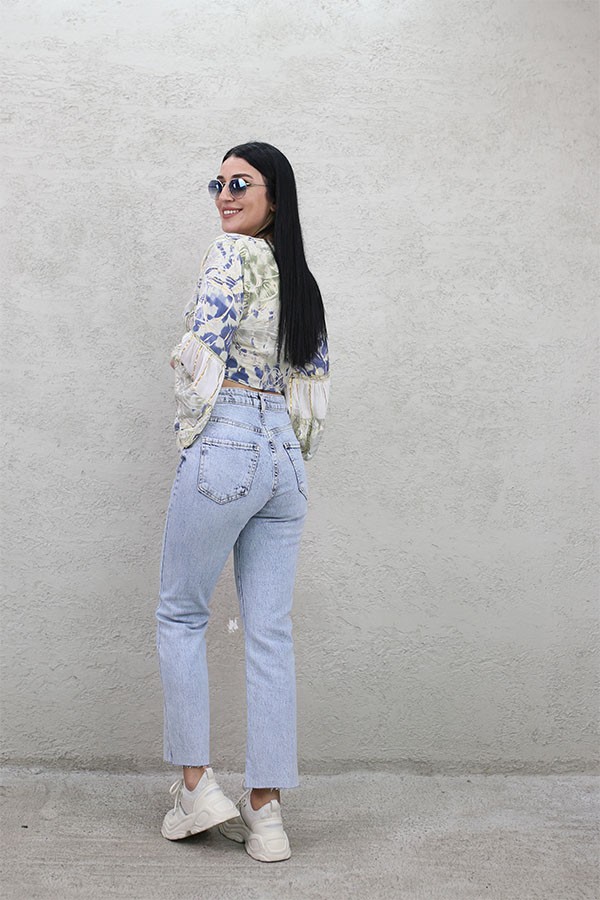 STRAIGHT PANTOLON KAR BLUE