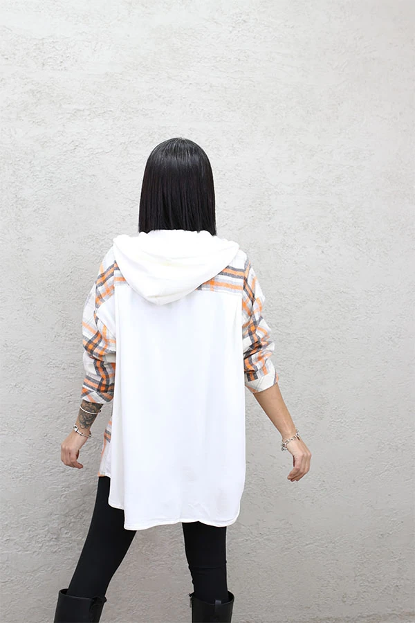 EKOSE KAPŞONLU GÖMLEK