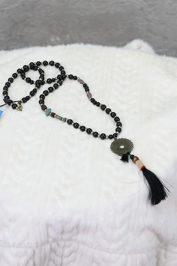 İYİLİK KOLYE SİYAH