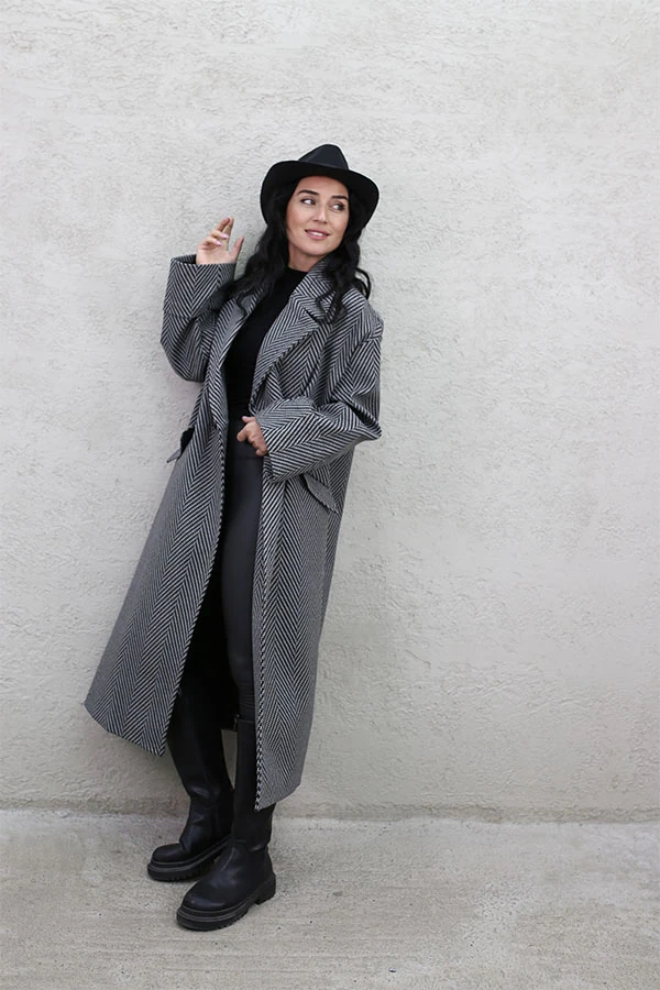 BALIK SIRTI OVERSIZE KABAN