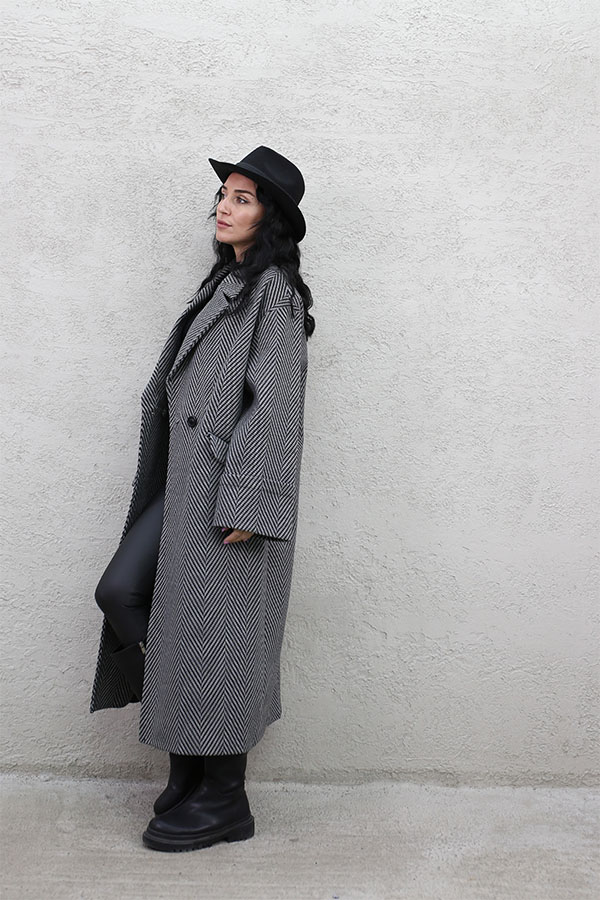 BALIK SIRTI OVERSIZE KABAN