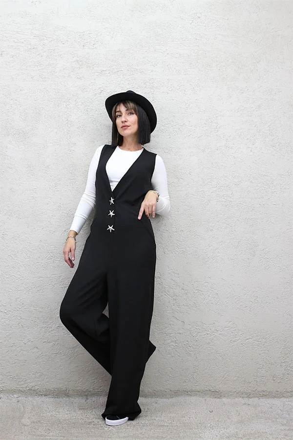 DÜĞME DETAYLI TULUM