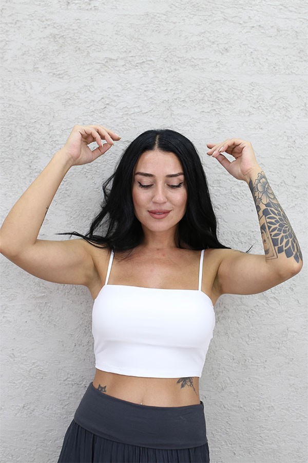 BİYELİ CROP ATLET EKRU