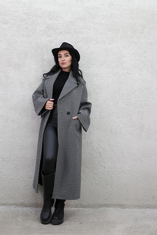 BALIK SIRTI OVERSIZE KABAN