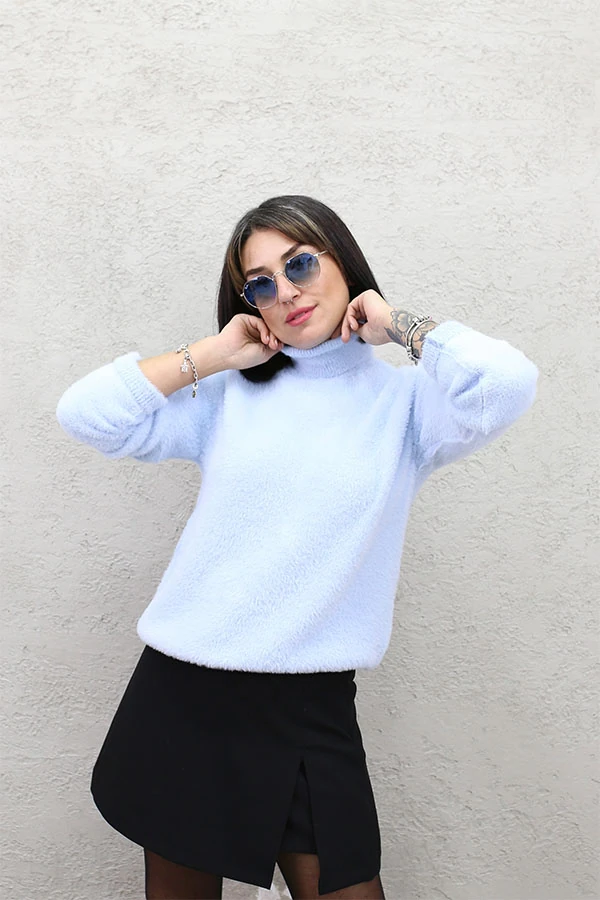 TAM BALIKÇI YUMOŞ KAZAK