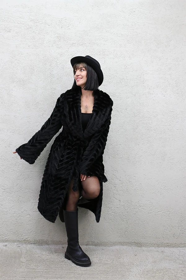 KESİMLİ KÜRK KABAN