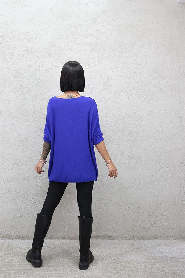 İTALYAN KOLYELİ TUNİK BLUZ