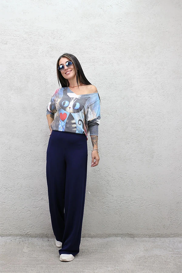 YAN FERMUARLI BOL PAÇA PANTOLON