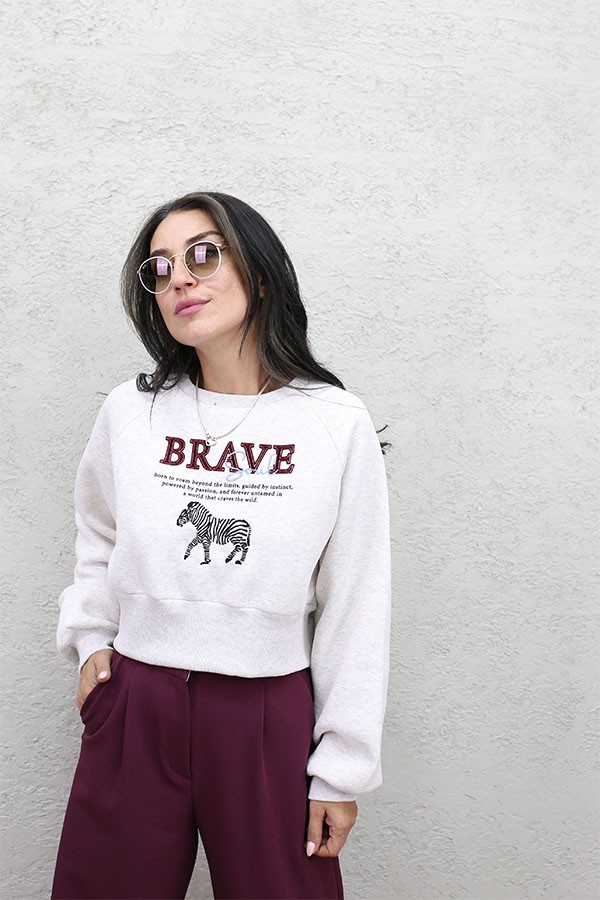 BRAVE SIRT FERMUARLI SWEAT
