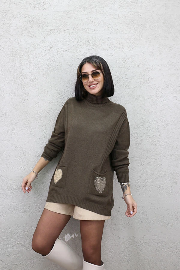 BALIKÇI ÇİFT CEPLİ TRİKO TUNİK