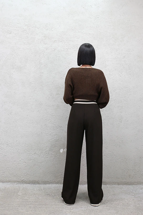 PİLELİ VE TÜNELLİ BOL PAÇA PANTOLON