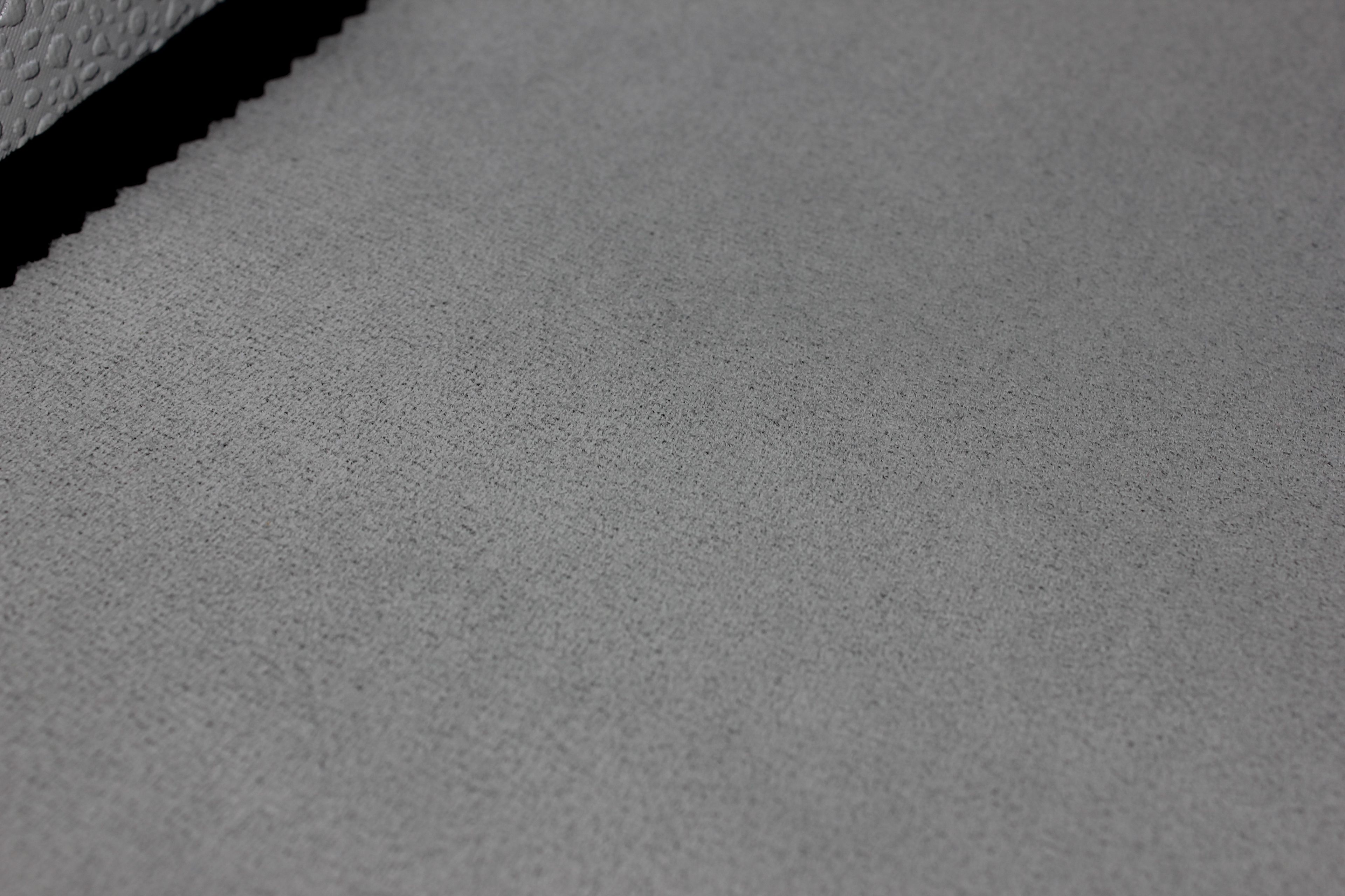 Gray Suede Headliner Fabric with Foam & Felt Backing 150 CM - 59" Wide - Elevate Your Car's Interior | Perfect for Upholstery, Sunroof