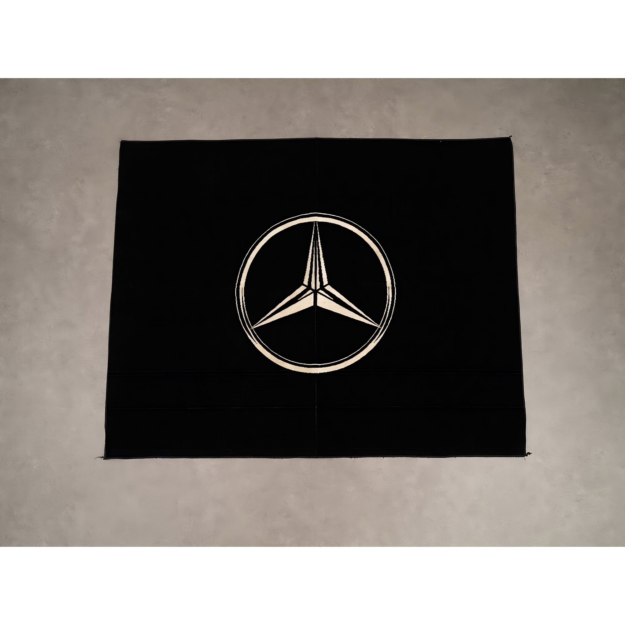Mercedes Kadife Bagaj Halısı Bagaj Halısı Mercedes Logo 100cm-80cm