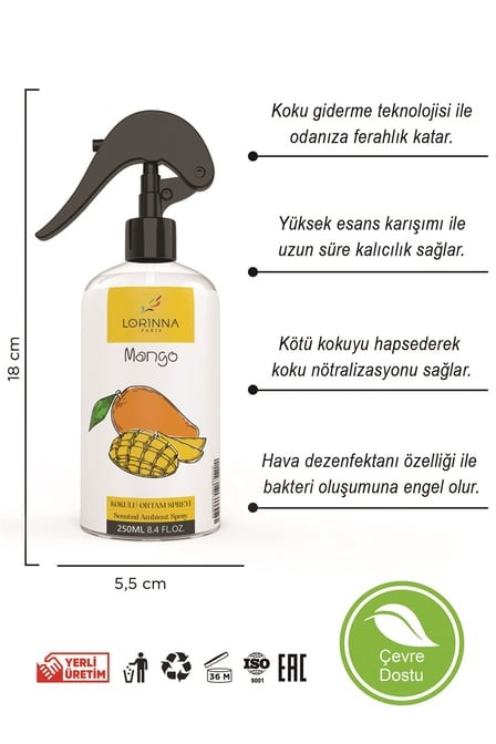 Mango Ortam Spreyi 250 Ml 