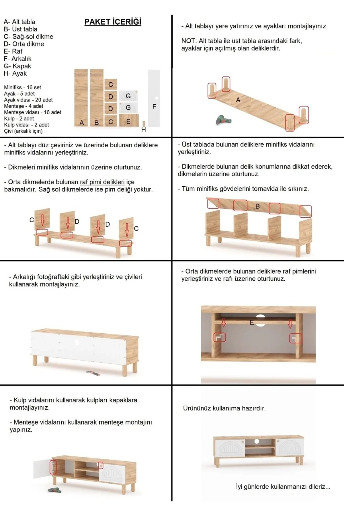 Bohem Tv Ünitesi 150 Cm Mdf Mebran Kapak Çizgili D Kapak Bohem Tarz Tv Sehpası