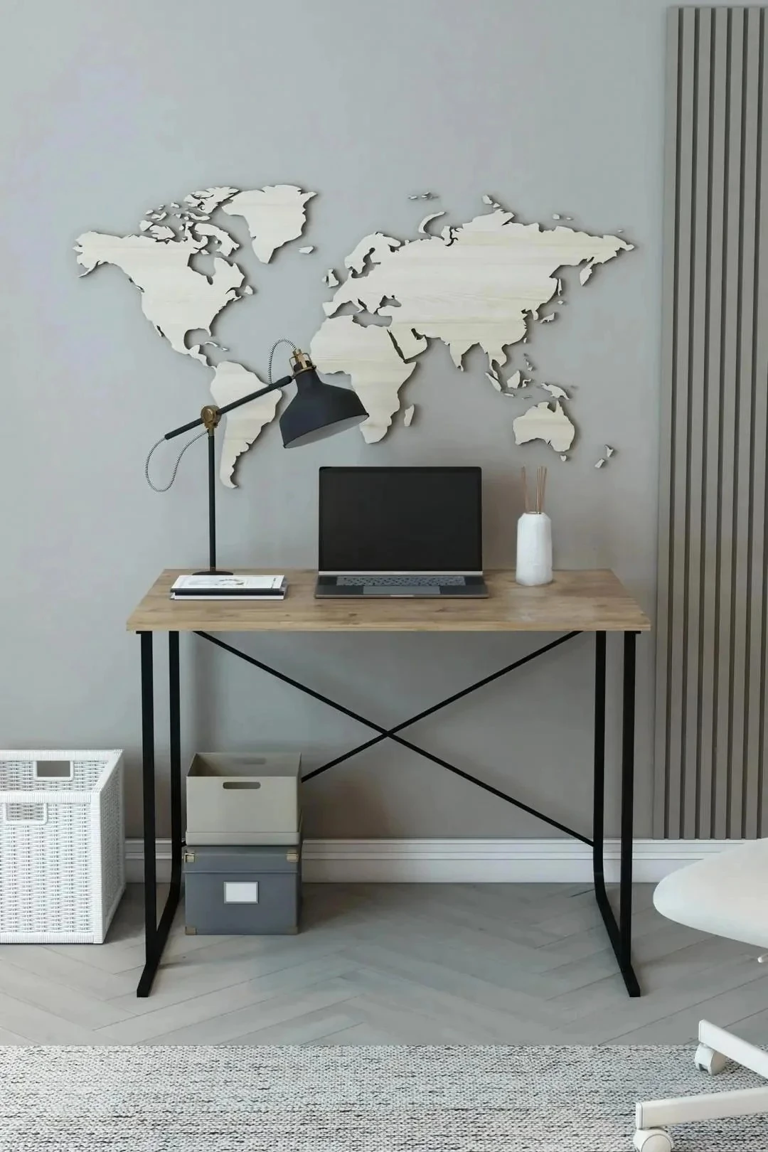 Metal Çalışma Masası Laptop Bilgisayar Masası Ofis Masası 60x100 Cm