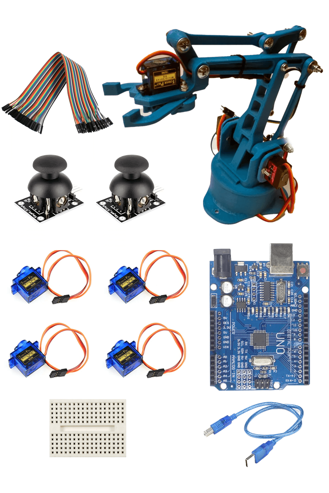 Arduino Robot Kol Tam Set