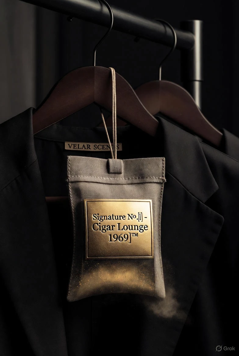 Signature No.1 – Cigar Lounge 1969™ I Otomobil, Araç & Ev, Ortam Kokusu I Tılsım Kese Deri Askılık 