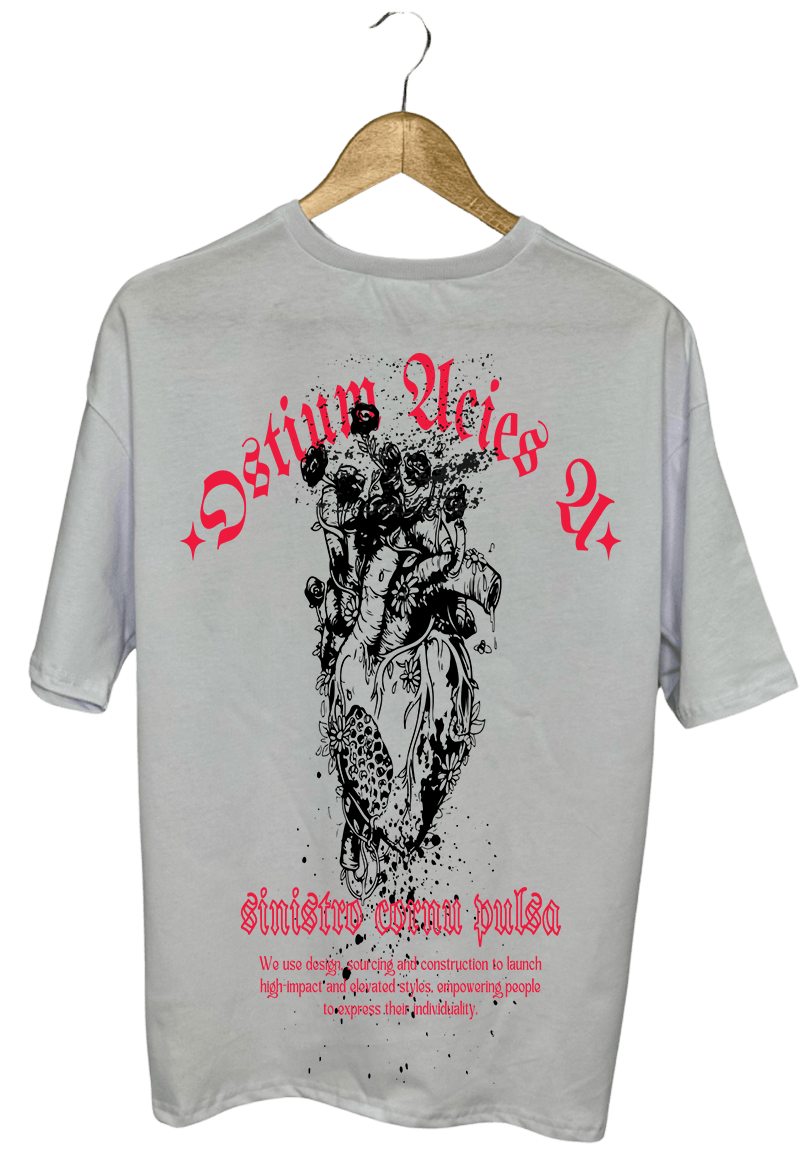 Anatomical Heart & Rose T-Shirt