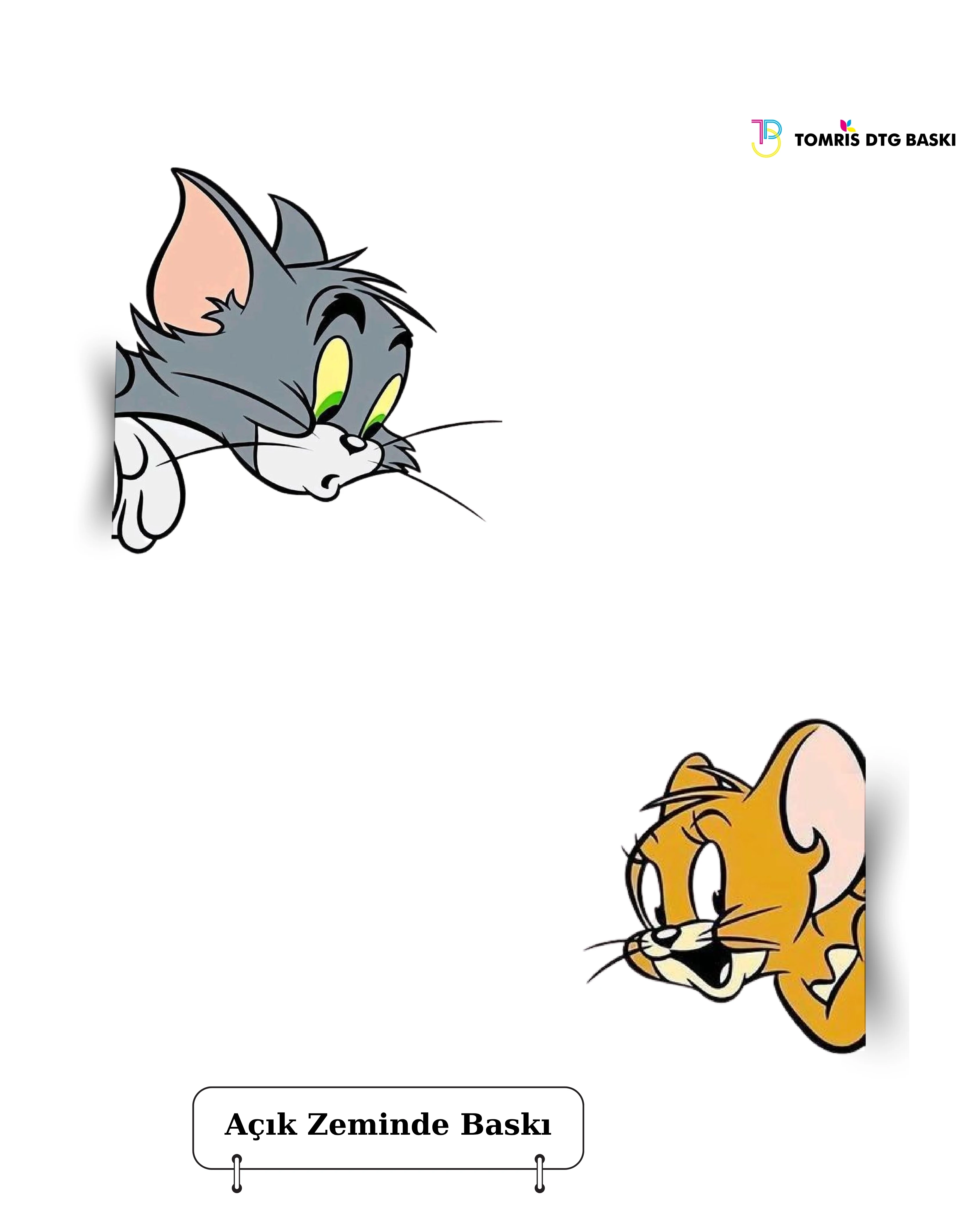 Tom and Jerry Çift Tişört