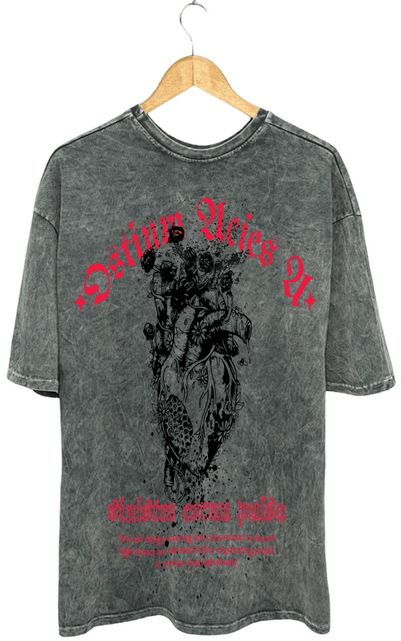 Anatomical Heart & Rose T-shirt