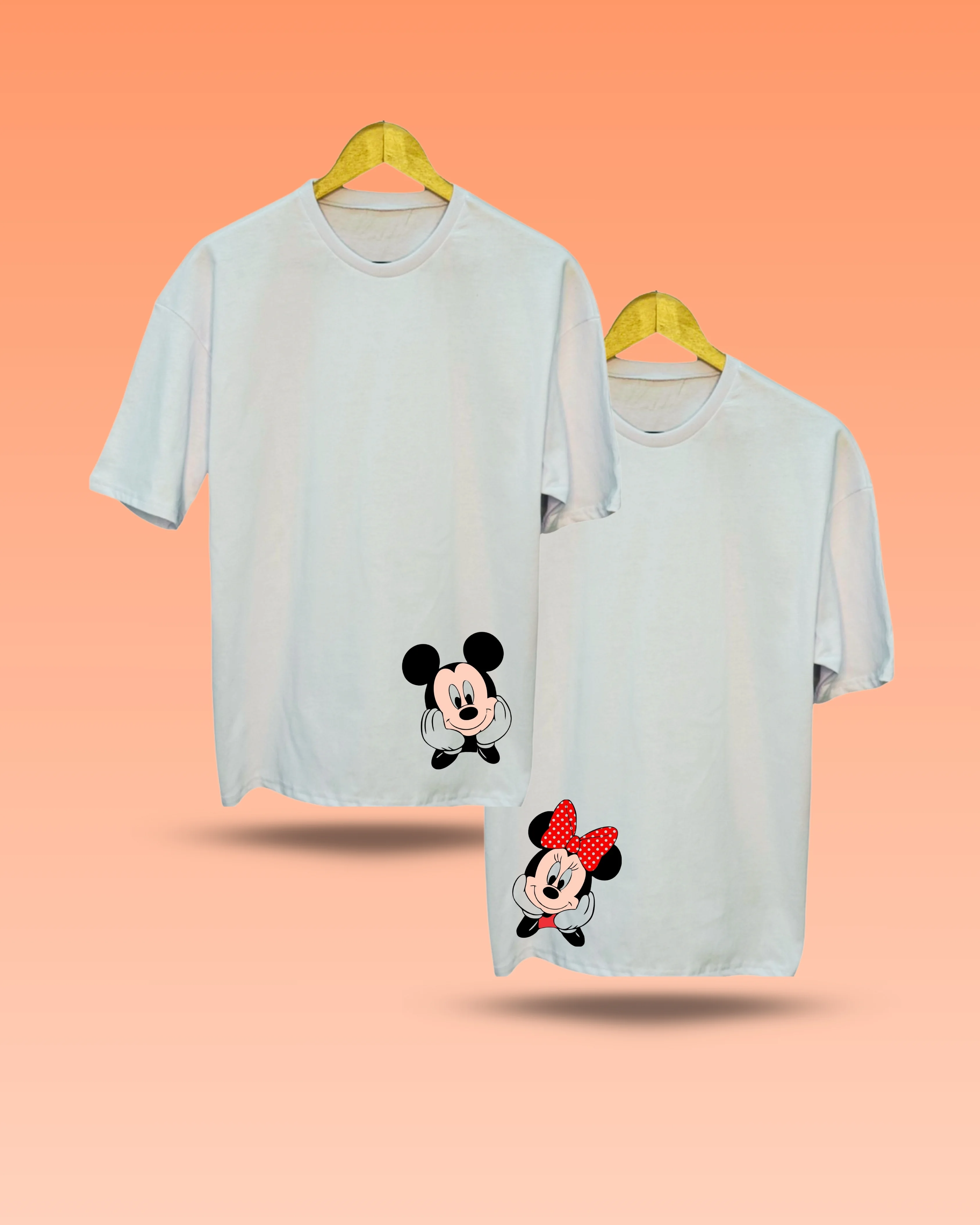 Minnie Mickey Çift Tişörtü