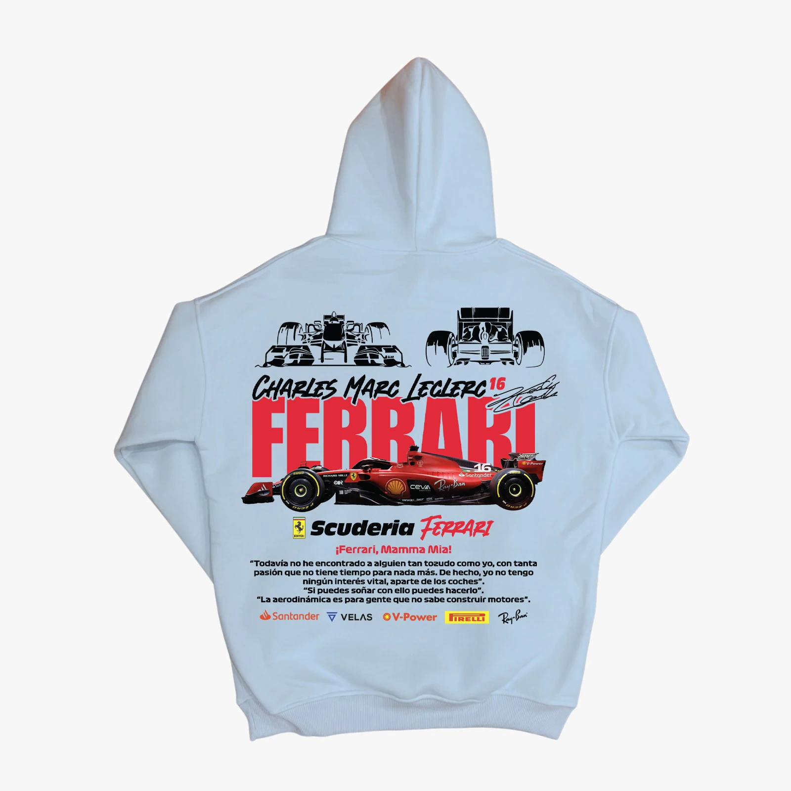 Ferrari̇ F1 T-Shi̇rt Hoodie